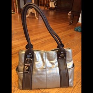 Tignanello leather shoulder bag